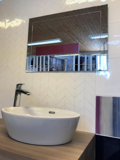 Skládané zrcadlo 50 x 70 cm leštěná hrana ROMY